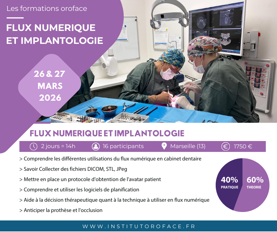 Flux numérique et implantologie