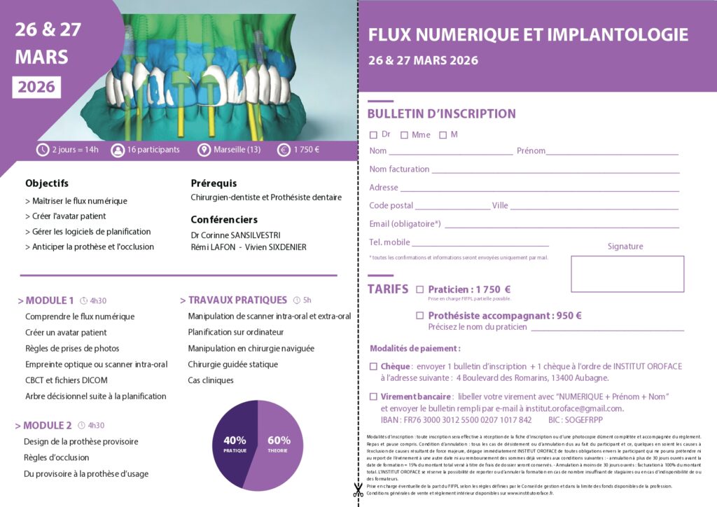 Formation numérique et implantologie